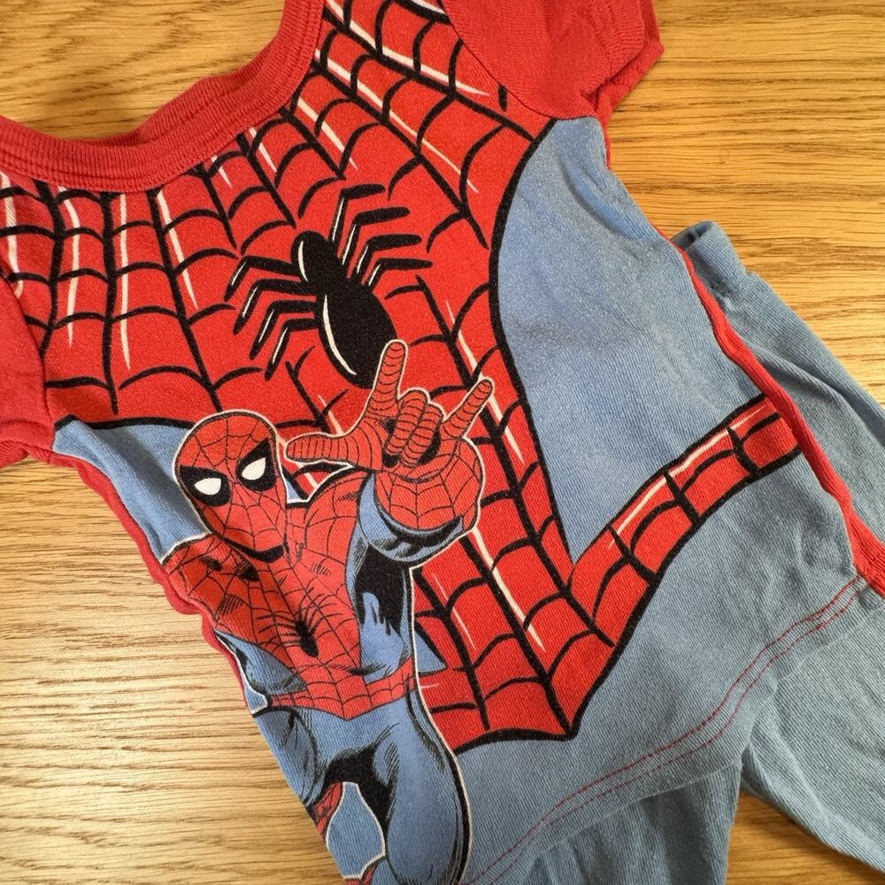 Marvel Spider-Man 2T Pajamas Set Costume Sleepwear Cosplay PJ Pals Boys Kids